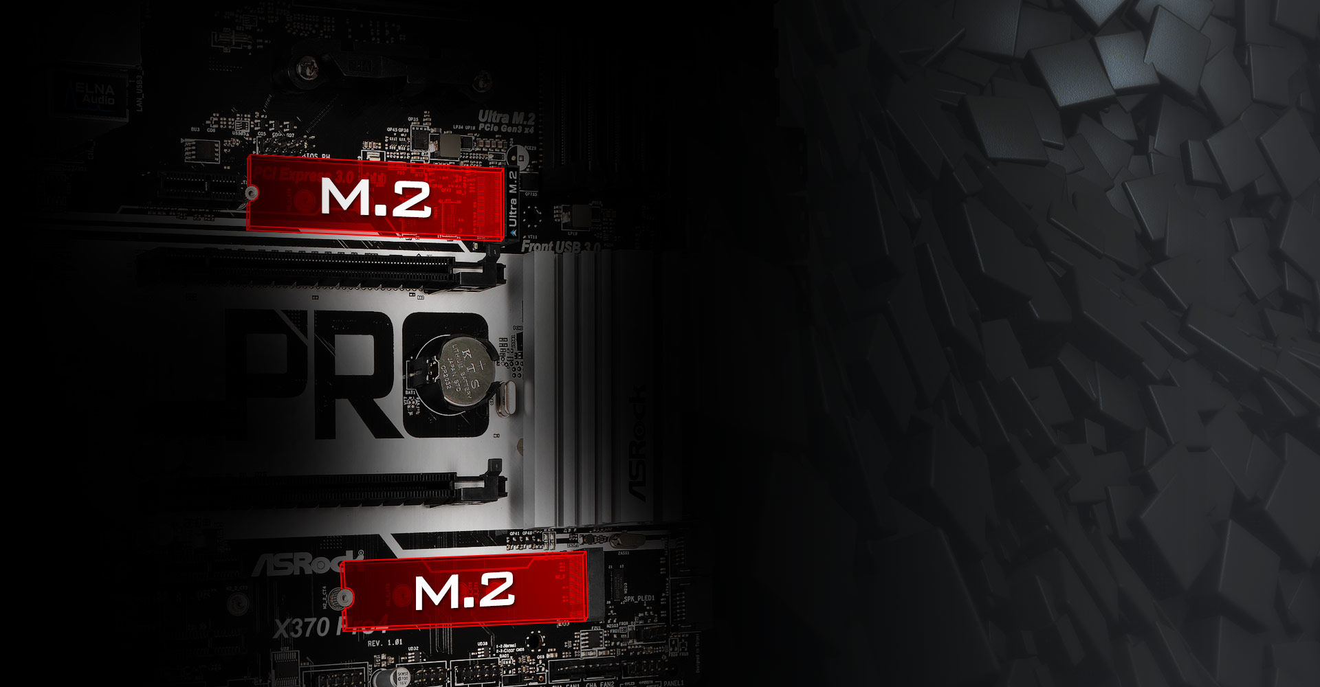 M.2 x 2 (Gen3x4 / SATA3)